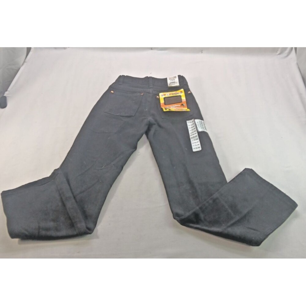 Wrangler Cowboy Cut Boys 14 Slim Jeans Black Original Fit Pro Rodeo NWT